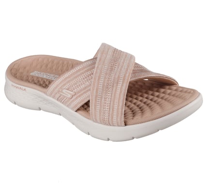 SKECHERS PANTOFFEL BEIGE