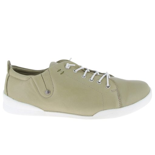 ANDREA CONTI LEDERSNEAKER KHAKI
