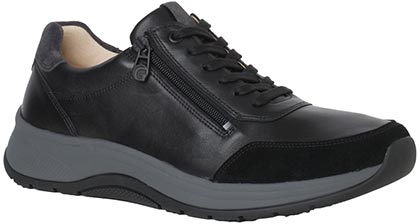 GANTER SNEAKER MEN SEITLICHER ZIPP schwarz