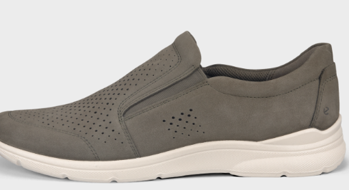 ECCO IRVING PERF SLIPPER OLIVEGRÜN