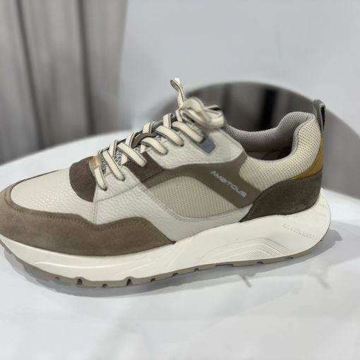 AMBITIOUS SNEAKER MEN BEIGE/GRÜN