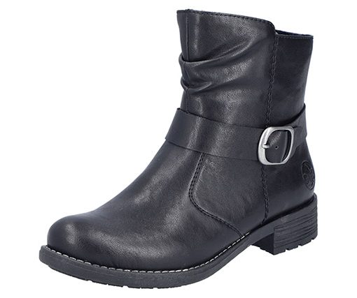 RIEKER STIEFELETTE SCHWARZ