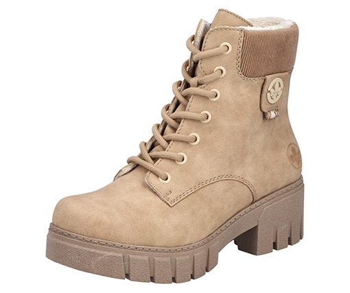 RIEKER STIEFELETTE BEIGE
