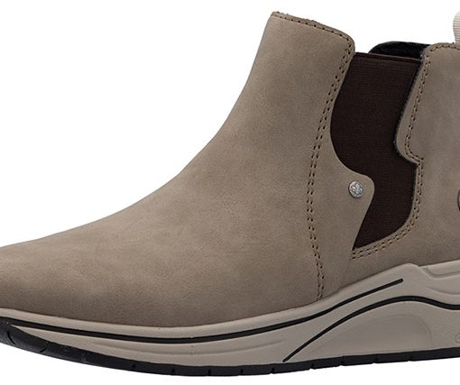 RIEKER STIEFELETTE TAUPE