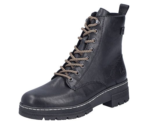 RIEKER STIEFELETTE SCHWARZ