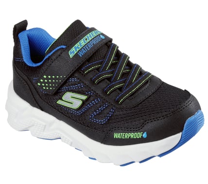 SKECHERS KIDS ELITE SPORT TREAD WATERPROOF SCHWARZ/ BLAU