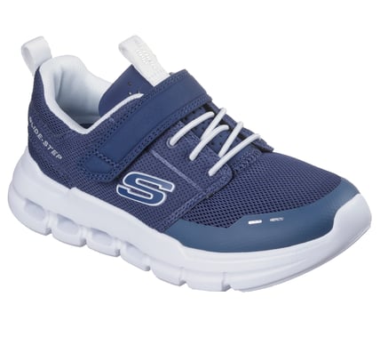SKECHERS KIDS GLIDE- STEP FLOW BLAU