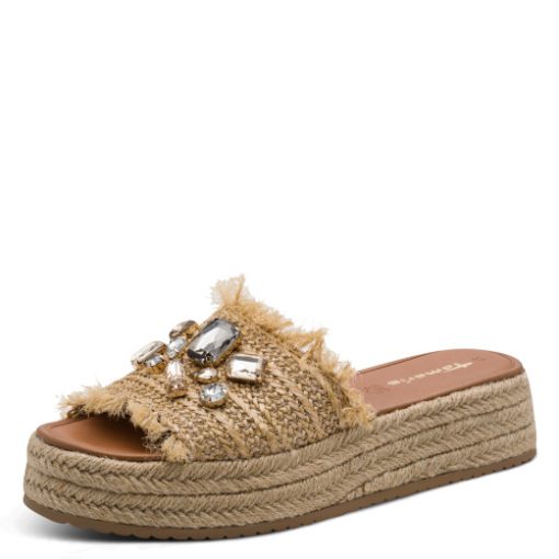TAMARIS PANTOFFEL BEIGE