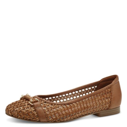 TAMARIS BALLERINA COGNAC