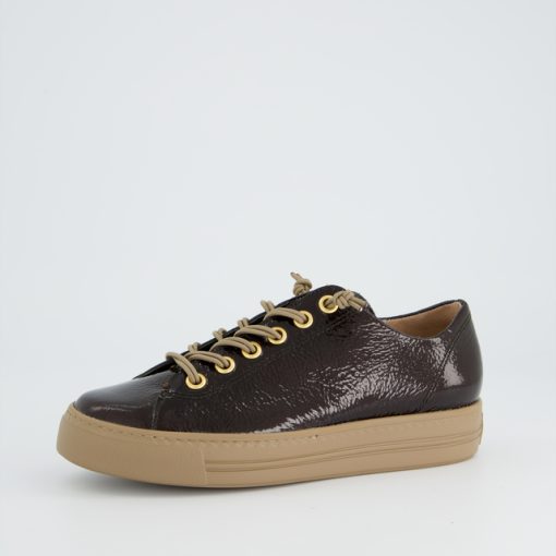 Paul Green Sneaker braun Lack